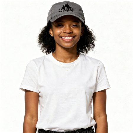 Castle Baseball Gray Hat/White Logo