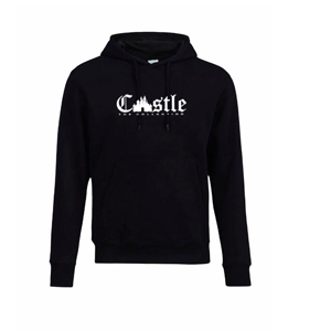 Castle Black Hoodie / White Print