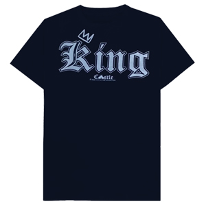 King Of The Castle Black T-Shirt/Silver