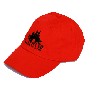Castle Baseball Red Hat /Black Logo
