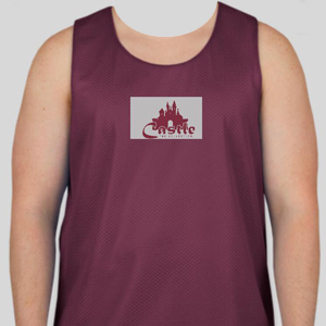 Castle Burgundy Tank Top/Silver Logo
