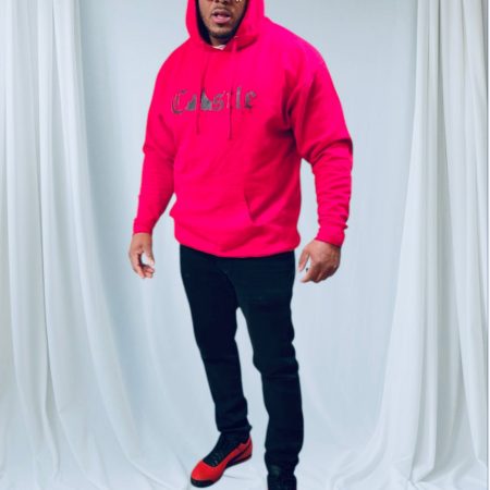 Castle Red Hoodie / Black Print