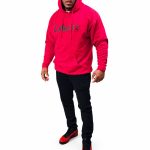 Castle Red Hoodie / Black Print