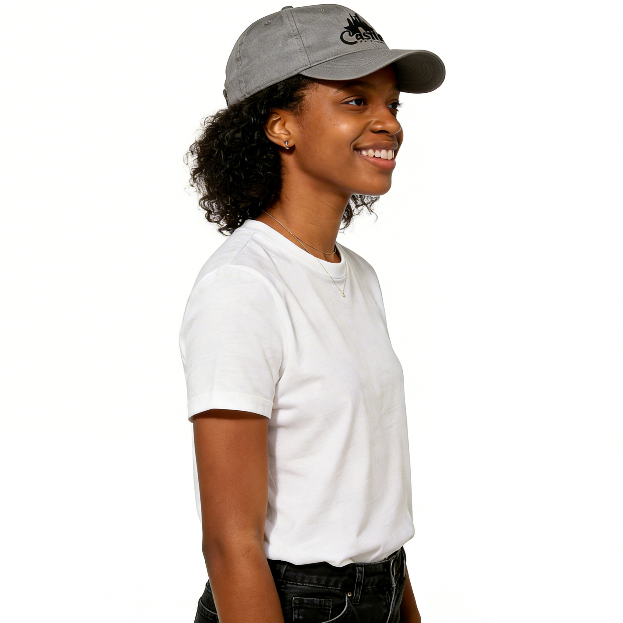 castle gray hat