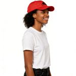 Castle Baseball Red Hat /Black Logo