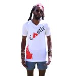 Full House V-Neck White T-Shirt