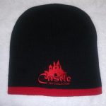 Castle Black & Red Beanie / Red Logo